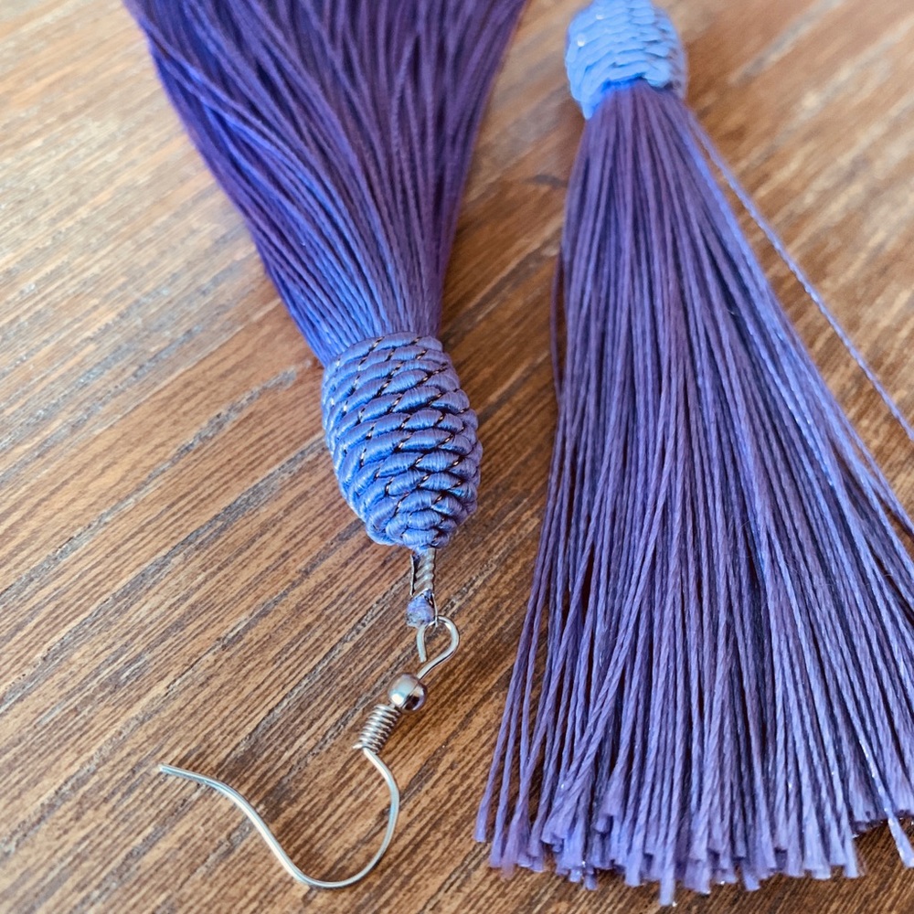 Precious Purple Earrings